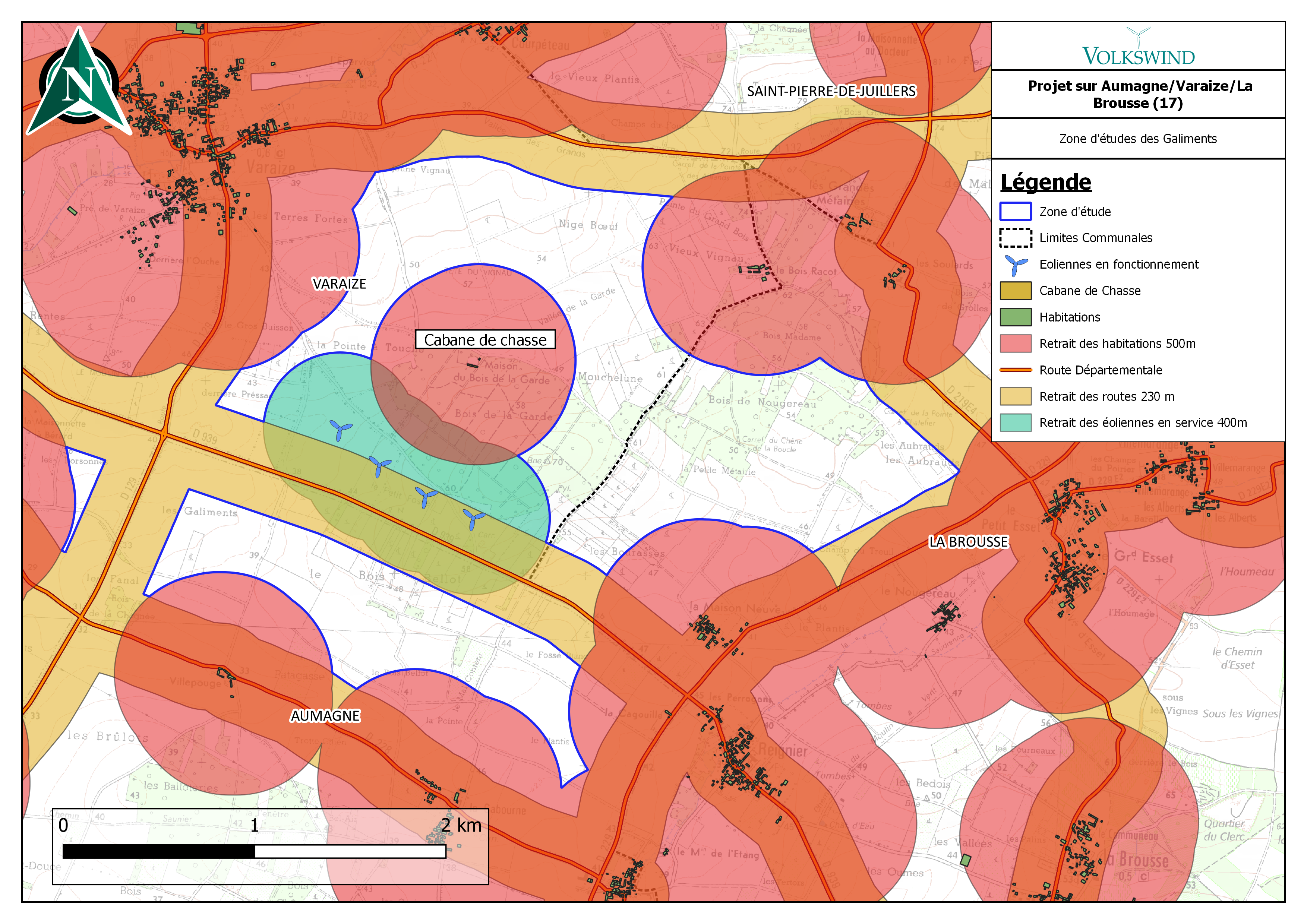 carte des contraintes